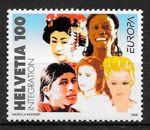 filatelia colección tema Europa 2006