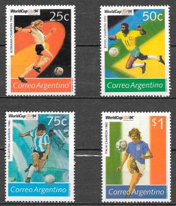 filatelia futbol 1994 argentina
