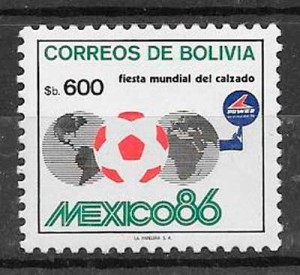 sellos fútbol Bolivia 1984