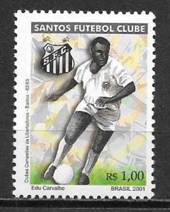 sellos fútbol Brasil 2001