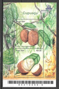 colección sellos frutas Brasil 2005