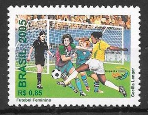 colección sellos fútbol brasil 2005