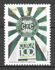 colección sellos fútbol Brasil 2009