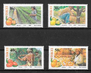 sellos frutas Ciskei 1988