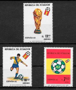 sellos fútbol Ecuador 1982