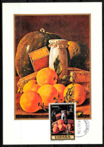 coleccion sellos frutas Espana 1976