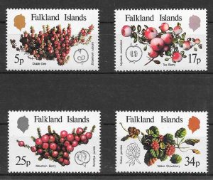 sellos frutas Falkland Islands 1983