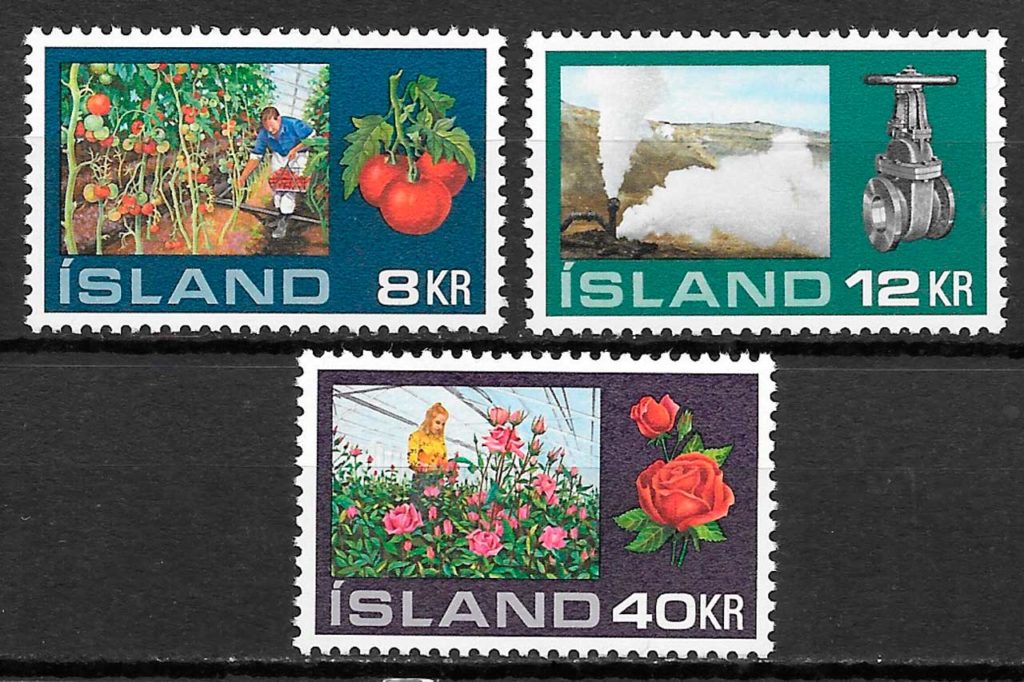 coleccion selos frutas islandia 1972