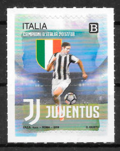 sellos fútbol Italia 2018