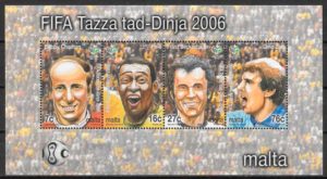 filatelia futbol 2006 Malta