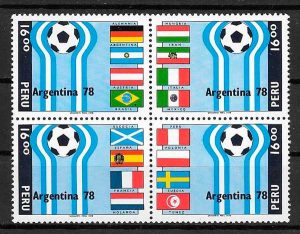 sellos fútbol Perú 1978