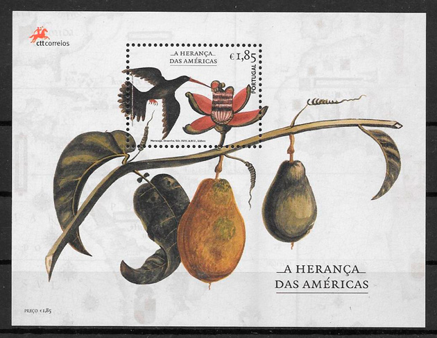 sellos frutas Portugal 2007