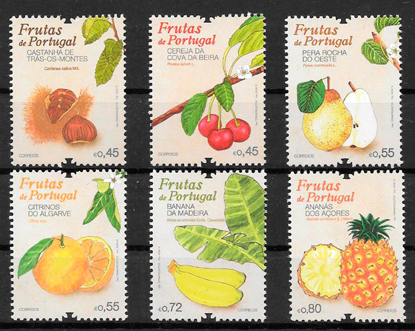 sellos frutas Portugal 2015