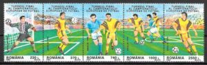 sellos futbol Rumania 1996
