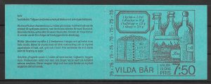 filatelia frutas Suecia 1977