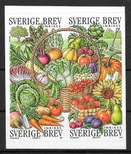 colección sellos frutas Suecia 2003