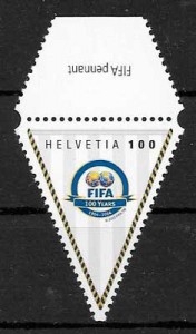 colección sellos fútbol Suiza 2003