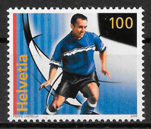sellos futbol Suiza 2008