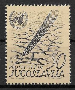 filatelia verduras Yugoslavia 1963