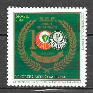 filatelia fútbol Brasil 2014