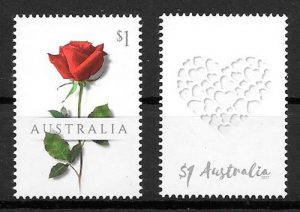 sellos rosas Australia 2017