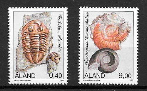 colección sellos turismo Aland 1996