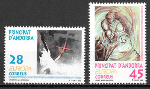 filatelia Europa Andorra Francesa 1993
