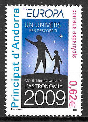 coleccion sellos Europa Andorra Espanola 2009