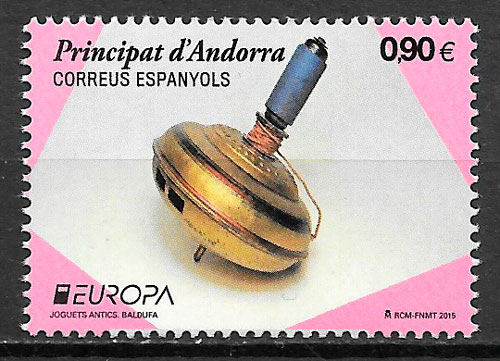 sellos Europa Andorra Espanola 2015
