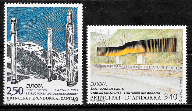 filatelia coleccion Europa Andorra Francesa 1993