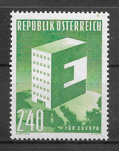 sellos Europa Austria 1959