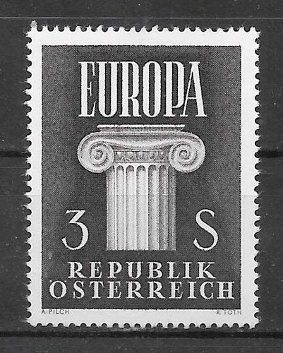 sellos Europa Austria 1960