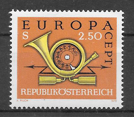 filatelia Europa Austria 1973