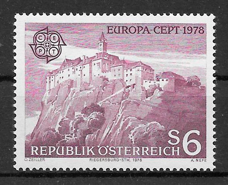 colección sellos Europa Austria 1978