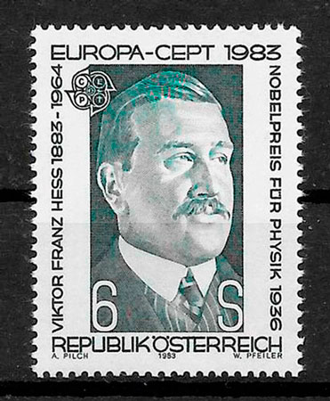 sellos Europa Austria 1983