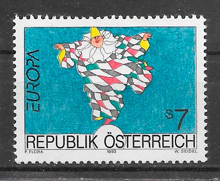 colección sellos Europa Austria 1993