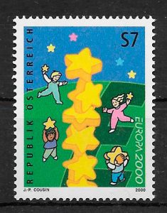 filatelia colección Europa Austria 2000