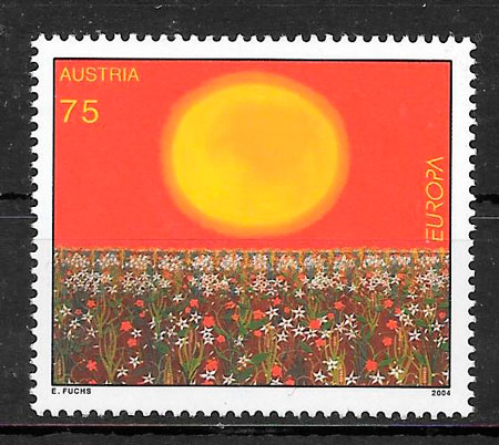 sellos Europa Austria 2004