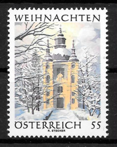 filatelia arquitectura Austria 2006
