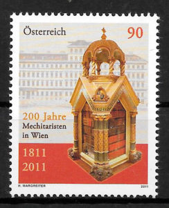 filatelia arquitectura Austria 2011