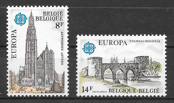 filatelia Europa Belgica 1978