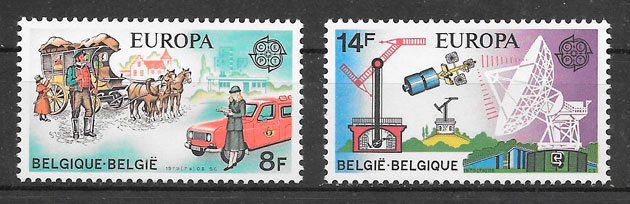 filatelia Europa Belgica 1979