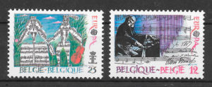 coleccion selos Europa Belgica 1985