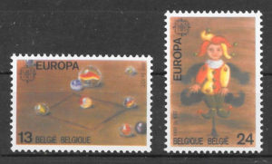 filatelia coleccion Europa Belgica 1989