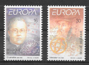 filatelia coleccion Europa Belgica 1994