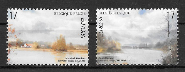coleccion sellos Europa Belgica 1999