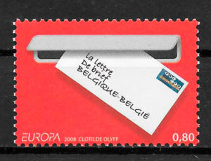 filatelia Europa Belgica 2008