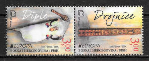 sellos Europa Bonia Herzegoviana de Bosna 2014