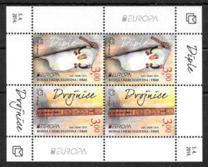 sellos Europa Bonia Herzegoviana de Bosna 2014