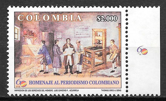 sellos arte Colombia 2005